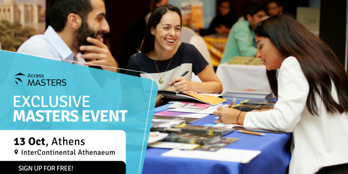 Explore Your Ideal Master’s Degree with Access Masters in Athens on 13 October!